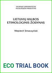 Slownik etymologiczny jezyka litewskiego