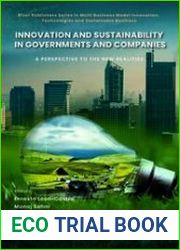 Innovation and Sustainability in Governments and Companies A Perspective to the New Realities - BOOKS - MYECOBOOK.LIFE