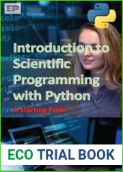 Introduction to Scientific Programming with Python A Starting Point