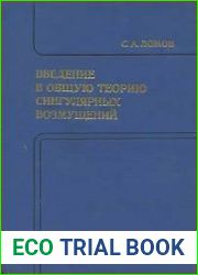 Введение в общую теорию сингулярных возмущений