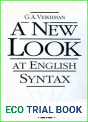 A new look at English syntax