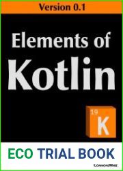 Elements Of Kotlin 0.1
