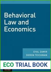 Behavioral Law and Economics