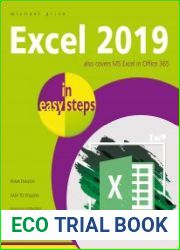 Excel 2019 in easy steps
