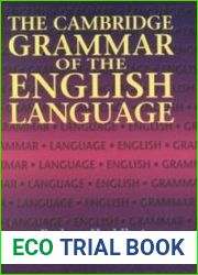 The Cambridge Grammar of the English Language