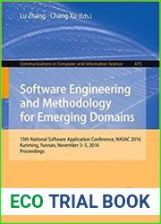 Software Engineering and Methodology for Emerging Domains 15th National Software Application Conference, NASAC 2016