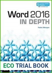 Word 2016 In Depth