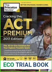 Cracking the ACT Premium Edition with 8 Practice Tests, 2017