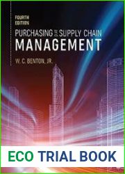 Purchasing and Supply Chain Management, 4th Edition