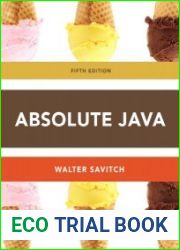 Absolute Java, 5th Edition