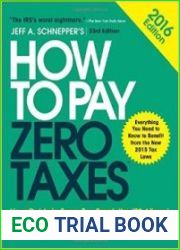 How to Pay Zero Taxes 2016