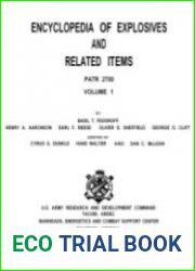Encyclopedia of explosives and related items