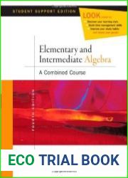 Elementary and Intermediate Algebra, Fourth Edition