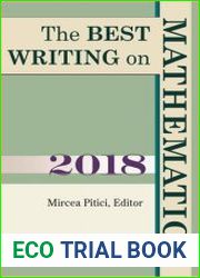 The Best Writing on Mathematics 2018