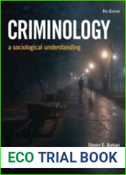 Criminology A Sociological Understanding (2023)