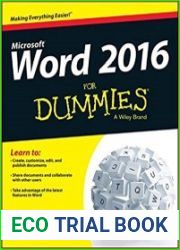 Word 2016 For Dummies