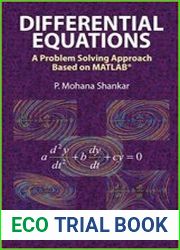 Differential Equations A Problem Solving Approach Based on MATLAB