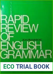 Rapid Review of English Grammar