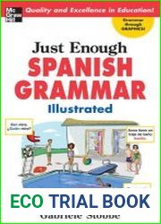 Just Enough Spanish Grammar Illustrated