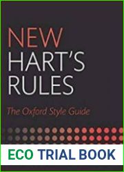 New Hart|s Rules The Oxford Style Guide. Second edition