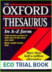 The Oxford Thesaurus, 2nd Edition