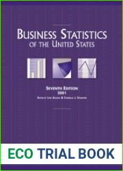 Business Statistics of the United States 2001 (Business Statistics of the United States)