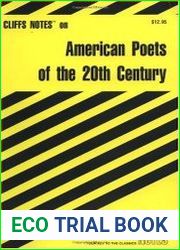 American Poets of the 20th Century (Cliffs Notes)