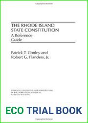 The Rhode Island State Constitution A Reference Guide (Reference Guides to the State Constitutions of the United States)