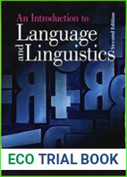 An Introduction to Language and Linguistics, 2nd Edition