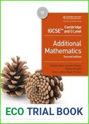Cambridge IGCSE and O Level Additional Mathematics Second edition