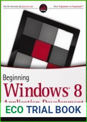 Beginning Windows 8 Application Development