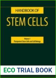 Handbook of Stem Cells