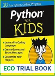 Python For Kids For Dummies