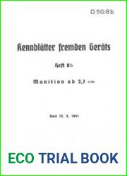 D50/8b Kennblatter Fremden Gerats Heft 8b Munition ab 3,7 cm