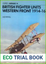 British Fighter Units Western Front 1914-1916 (Osprey Airwar №14)