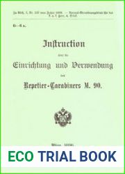 Instruction uber die Einrichtung und Verwendung des Repetier-Carabiners M. 90.