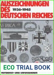 Auszeichnungen des Deutschen Reiches 1936-1945