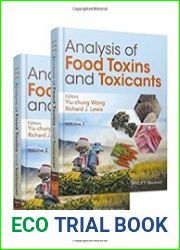Analysis of Food Toxins and Toxicants, 2 Volume Set