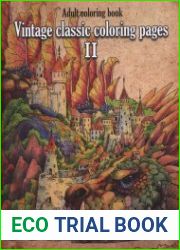 Adult Coloring Book Vintage Classic Coloring Pages II