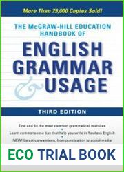 McGraw-Hill Education Handbook of English Grammar & Usage Third Edition
