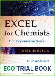 Excel for Chemists A Comprehensive Guide