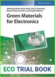 Green Materials for Electronics