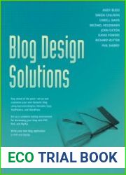 Blog Design Solutions,1st edition