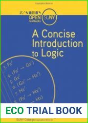 A Concise Introduction to Logic