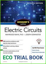 Schaum|s Outline of Electric Circuits, Seventh Edition