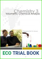 Chemistry 3 Volumetric Chemical Analysis