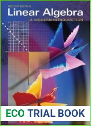 Linear Algebra. A Modern Introduction