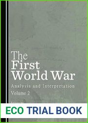The First World War Analysis and Interpretation, Volume 2