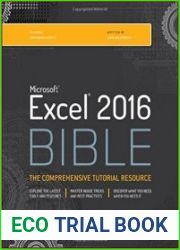 Excel 2016 Bible