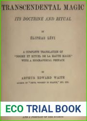 Transcendental magic, its doctrine and ritual